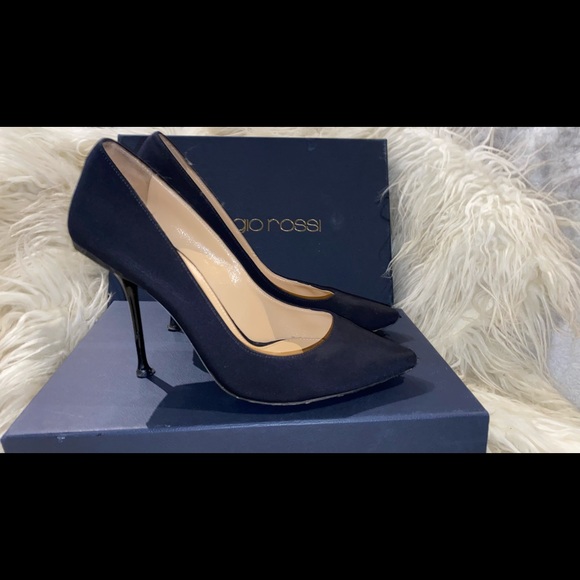 SERGIO ROSSI Sr Milano Pumps/ Woman’s Size 38-  BLACK - Picture 6 of 8